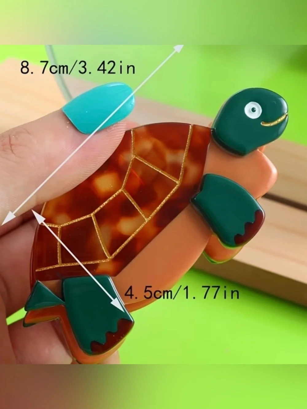 7/$70 Large Turtle Hair Clip Claw 🔖